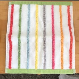 Anthropologie Striped Washcloth